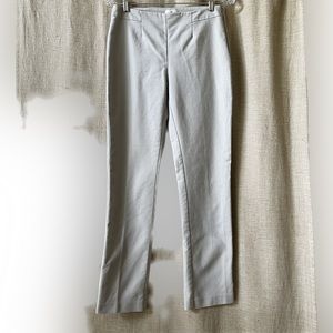 Chico’s so slimming classic beige khaki chino side zip pants 0 4 6 Nice! 💕